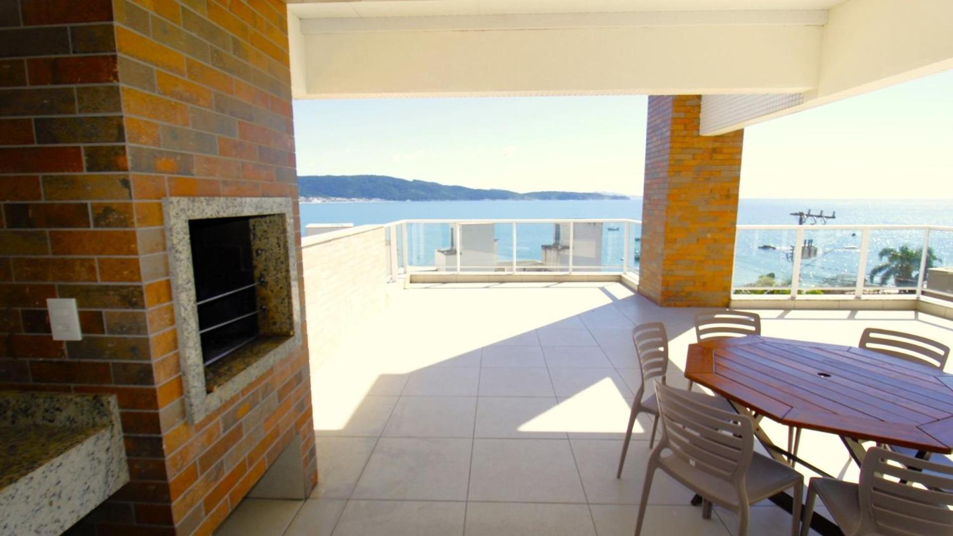 1083 - Apartamento com vista para o mar em Bombinhas Exterior foto