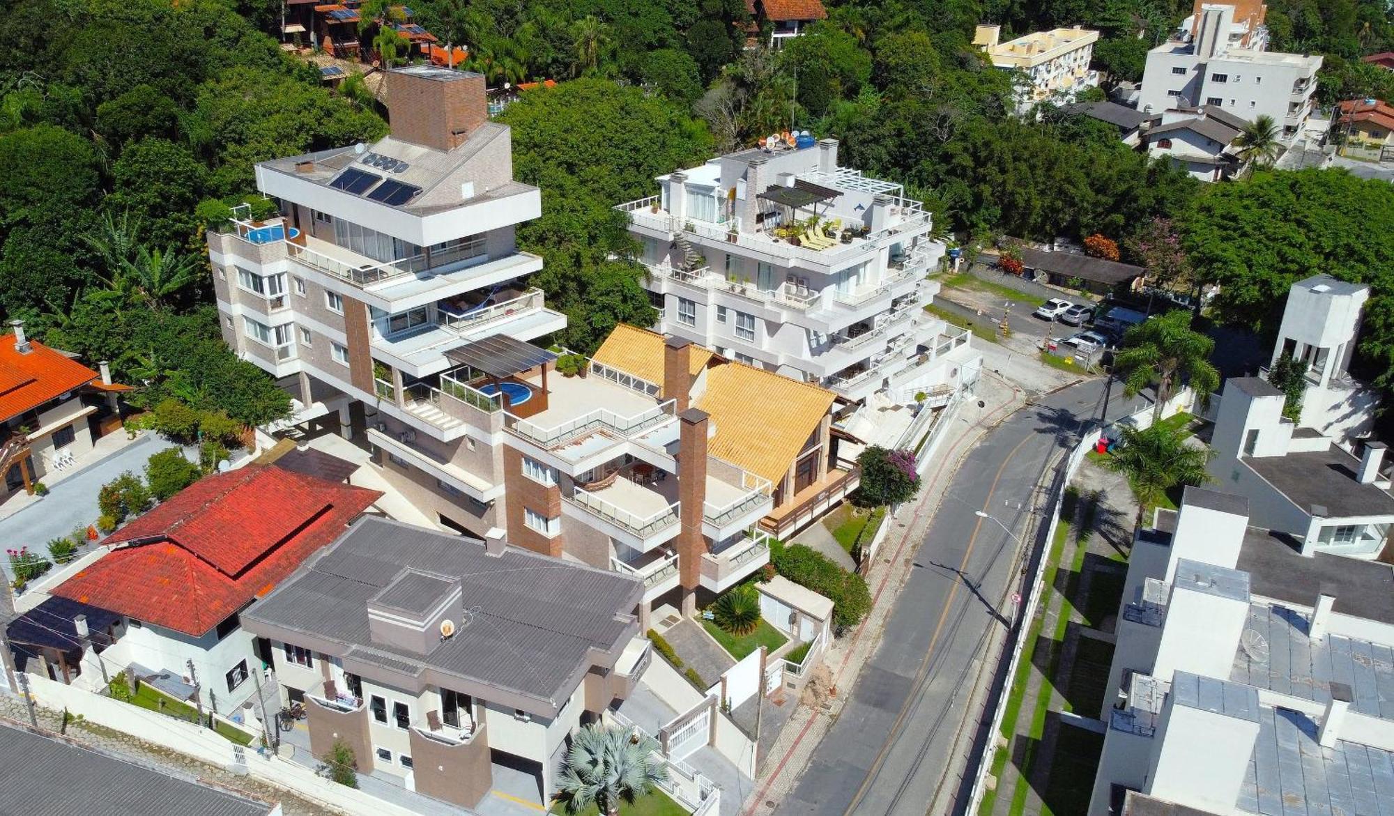 1083 - Apartamento com vista para o mar em Bombinhas Exterior foto